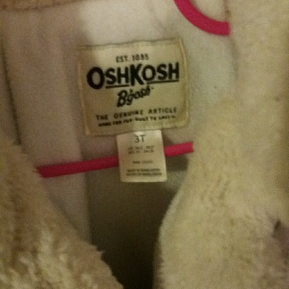 Off white toddler coat